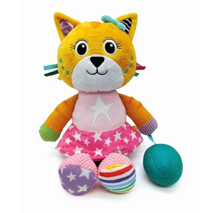 Peluche Chat - Coffret Cadeau - Clementoni - Dès la Naissance