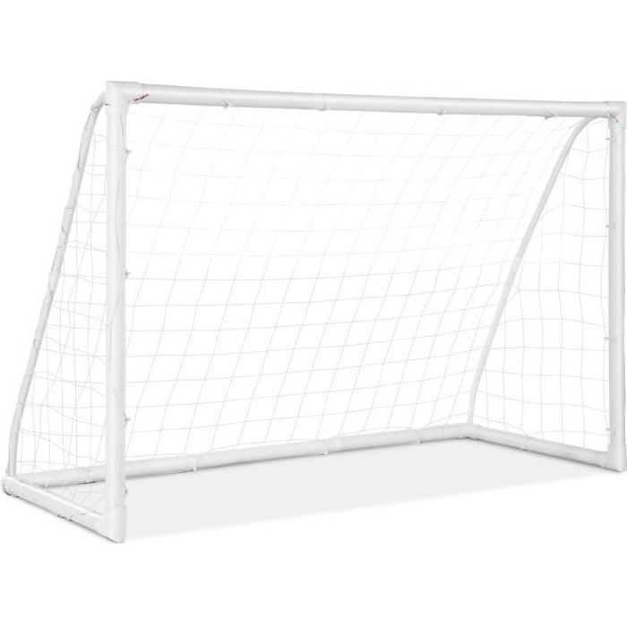 COSTWAY Cage de Football Enfant Exterieur 183 X 80 X 118.5 cm Structure en  PVC pour Jardin/Entraînement 18 Clips et 6 Piquets de Sol - Cdiscount Sport
