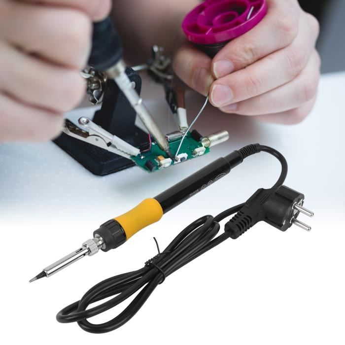 Fer à Souder électrique 300 W - Poignée En Bois, Tête En Cuivre Remplaçable, Pour électronique, Bijoux, Bricolage - 8