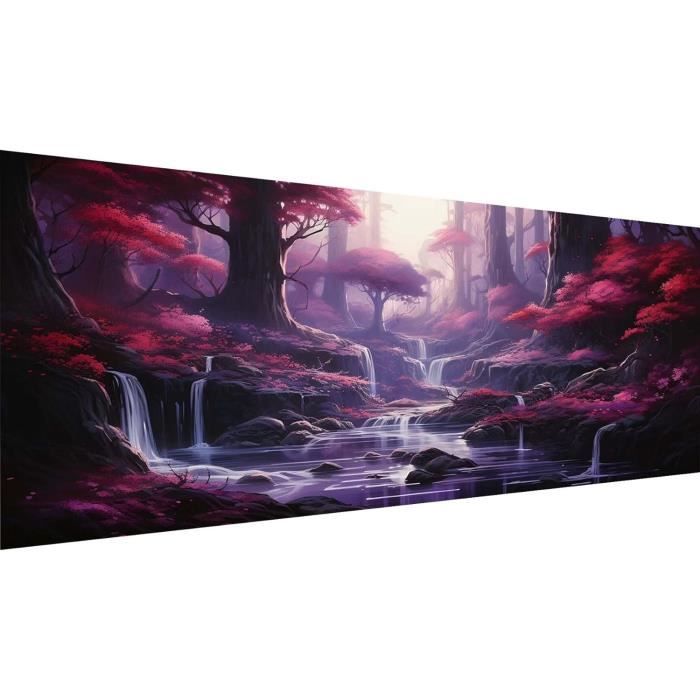 Eau Forêt Diamond Painting,5D Diy Diamant Painting Kit Complet,Loisirs