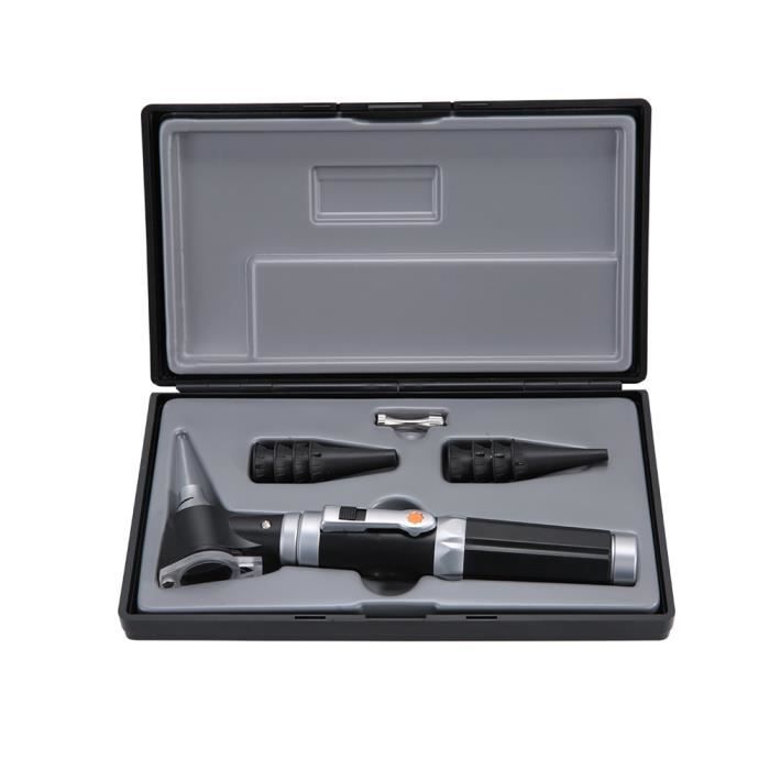 Q117197 Endoscope avec LED, grossissement 3x Otoscope visuel avec lampe auriculaire pour le nettoyage et l'inspection des oreilles,