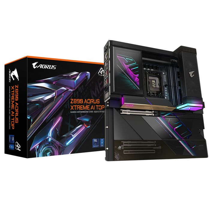 Carte mère E-ATX - GIGABYTE - Z890 AORUS XTREME AI TOP - Socket 1851 - Wi-Fi 7 - DDR5 SDRAM