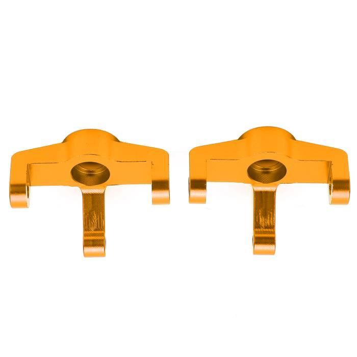 Lot De 2 Fusées De Direction En Aluminium CNC Pour Buggy RC 1/24 - Compatible Losi Micro-B - Améliore La Précision