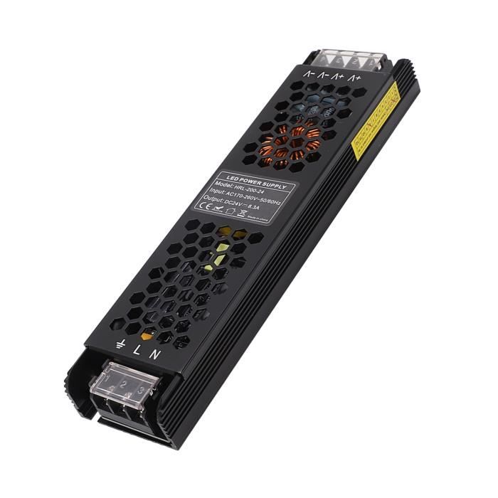 Alimentation à Découpage DC5V 40A 200W S-200-5 - Transformateur LED Stable Protection Surcharge