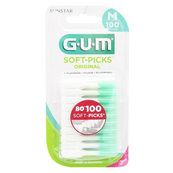 Gum Brossette Interdentaire Soft-Picks Original Medium 100 unités