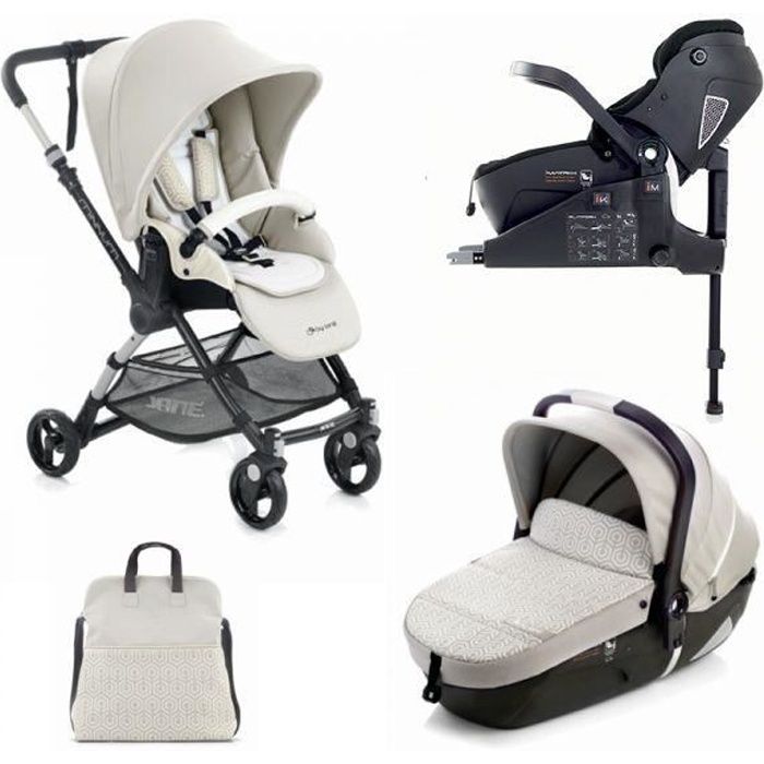 JANE Pack Trio Poussette Minnum G o Coque volutive Matrix Isize
