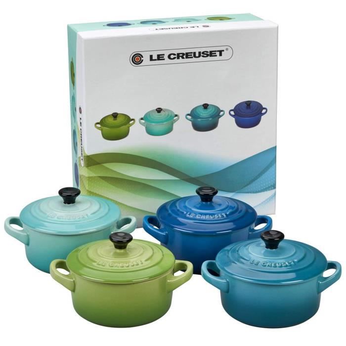 Photo de set-de-4-mini-cocottes-rondes-10-cm-en-ceramique-le