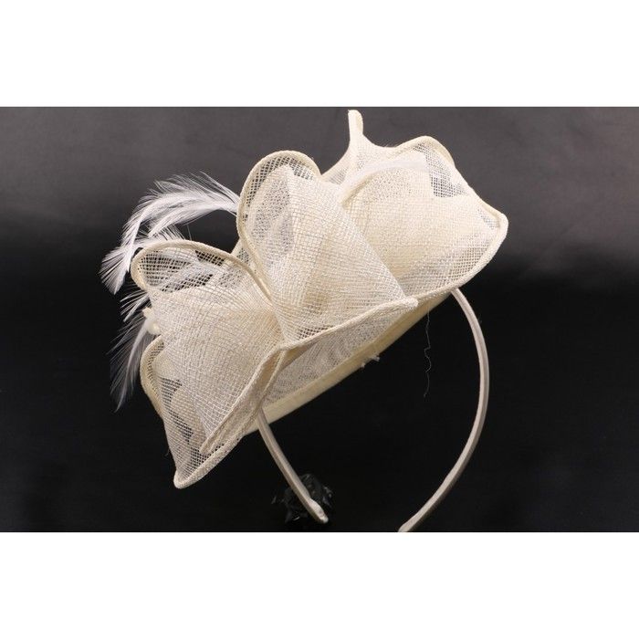 Coiffe Cérémonie Ceibo En Sisal écru - Taille Unique - Léon Montane - Neuf Avec étiquettes