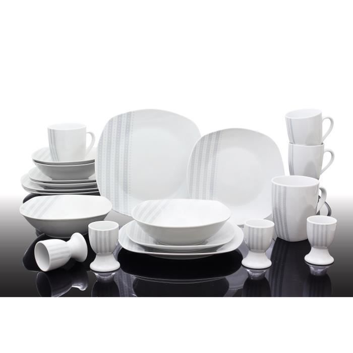 Combi Service vaisselle de table service service à café porcelaine Coloré Vaisselle uni