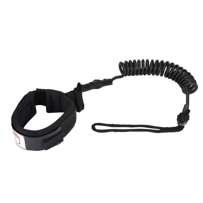 Laisse De Snowboard Dioche – Ressort Hélicoïdal 5mm, Sangle Cheville Réglable, Pour Surf Et Paddle (jaune)