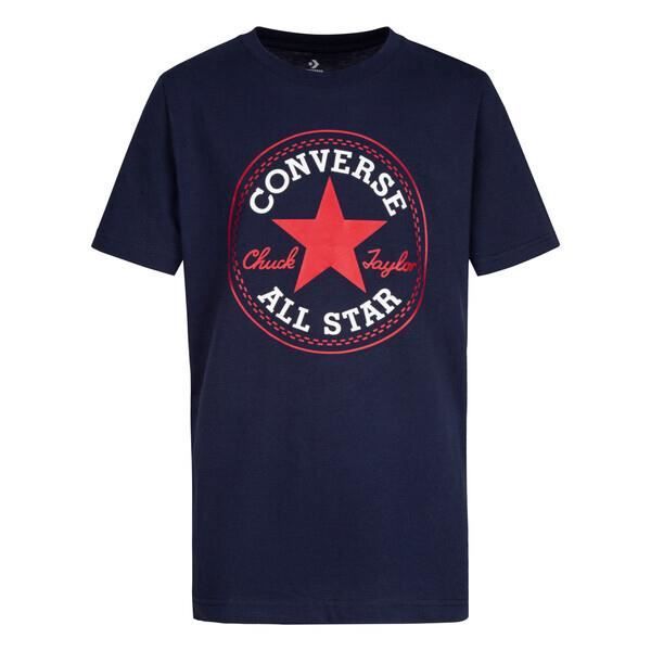 T-shirt enfant Converse Core Chuck Patch - obsidian/enamel red - 16 ans