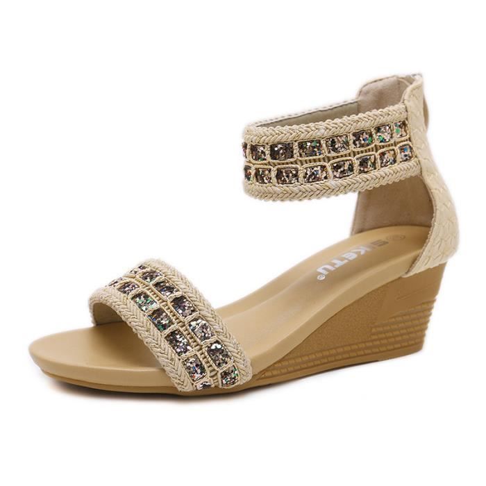 cdiscount sandales femme compensees