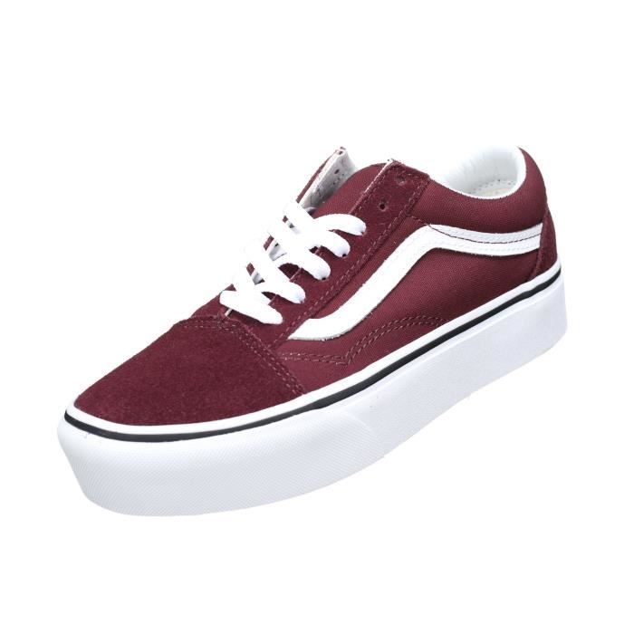 vans old skool femme rouge bordeaux vans old skool femme rouge bordeaux