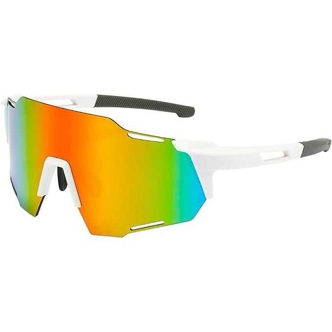 Lunettes de vélo pour homme et femme,Anti-UV vélo de route Pour activités  de plein air Comme le cyclisme la course-Blanc#2 - Cdiscount Sport