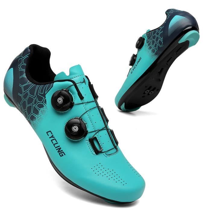 Chaussure velo sales route bleu