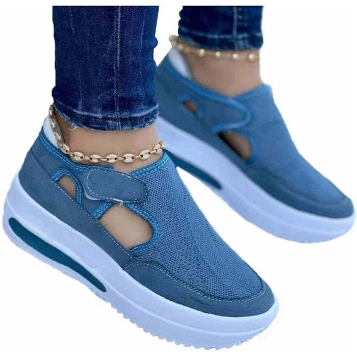 Femme Chaussures De Sport Course Running Mesh Respirantes Confortable Léger Confortable Toile Chaussures Femmes Mode Formateurs Chaussures MASHAN 2022 Printemps Baskets Femmes 