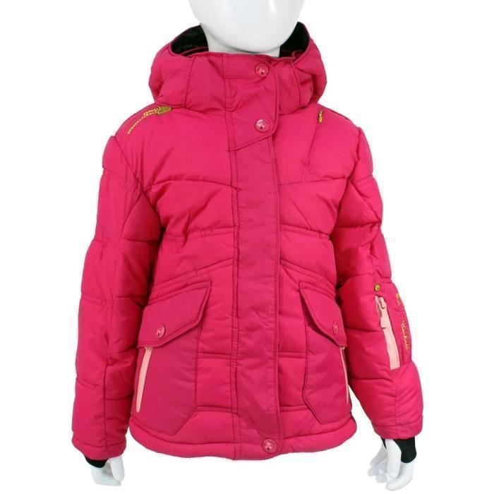 Doudoune de ski fille Peak Mountain Ganecy noir 14 ans