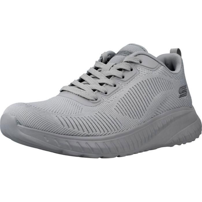 Skechers Chaussure Skechers Modèle Bobs Squad - Coleur Gris