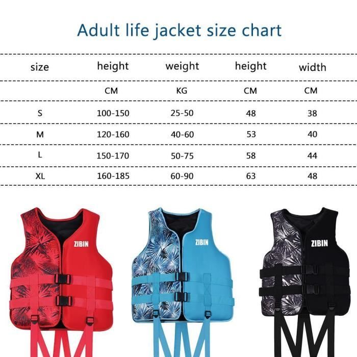 Meilleurs prix pour OMABETA gilet de flottabilité pour adultes Gilet de natation pour enfants, gilet de sauvetage pour sport cagoule Demi-rouge