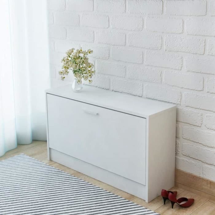 Banc A Chaussures 80 X 24 X 45 Cm Etagere A Chaussures Meuble A Chaussures Banc De Rangement Blanc Achat Vente Meuble A Chaussures Banc A Chaussures 80 X 24 X Soldes Des Le 15 Juillet Cdiscount