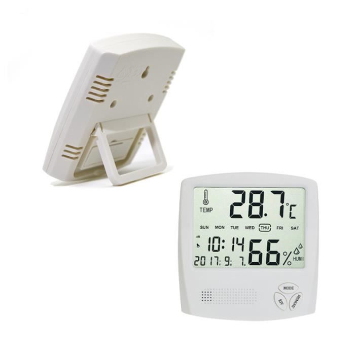 Thermomètre de serre 2 en 1 utilisé pour thermomètre intérieur et extérieur et hygromètre bureau Pour cuisine Pas de pile nécessaire Lot de 2 Thermomètre analogique et hygromètre maison