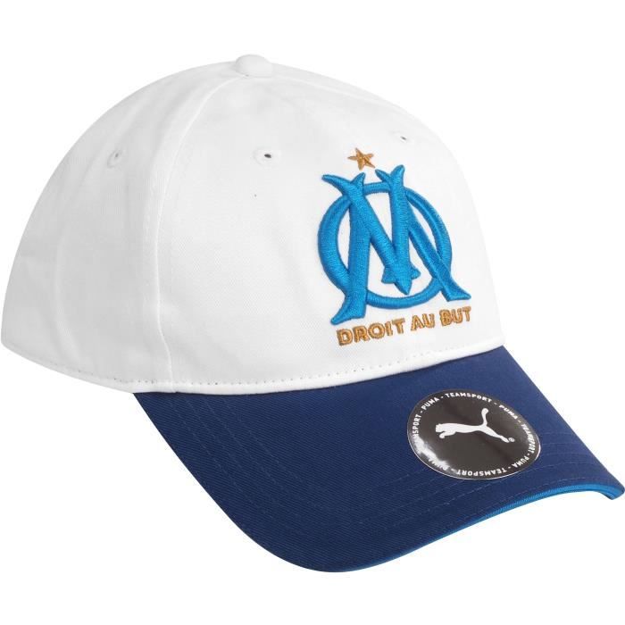 Casquette OM Logo Bleu Junior