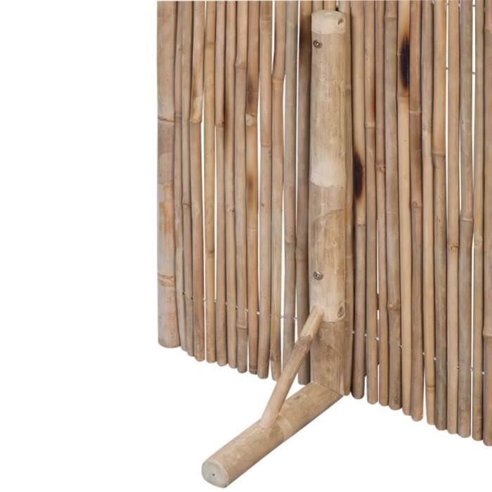 Clôture Bambou - QQMORA - GHK102465 - Marron - 180x170 cm - Flexible