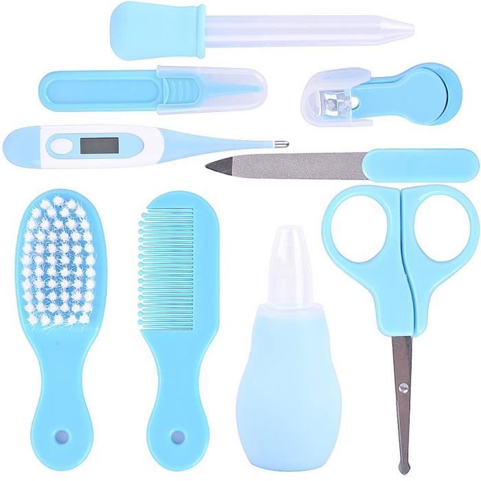 Kit De Soin Bebe Kit De 9pcs Trousse De Toilette Bebe Bleu Cdiscount Pret A Porter Kit De Soin Bebe Kit De 9pcs Trousse De Toilette Bebe Bleu Cdiscount Pret A Porter