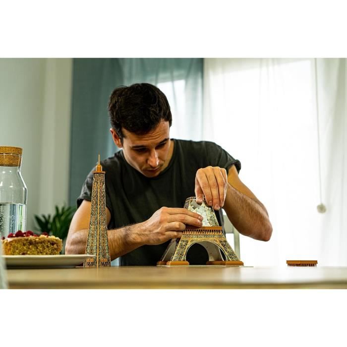 Puzzle 3D En Bois ROKR - Circuit De Billes 'Voyage à Londres', Jeu De Table Amusant, 100+ Pièces (14 Ans+)