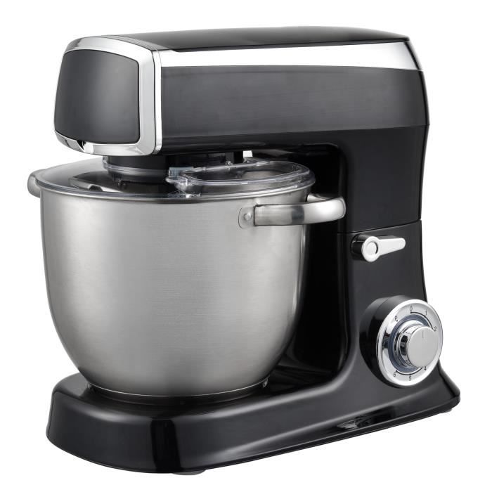Royalty Line Robot de cuisineMélangeur sur socle Noire