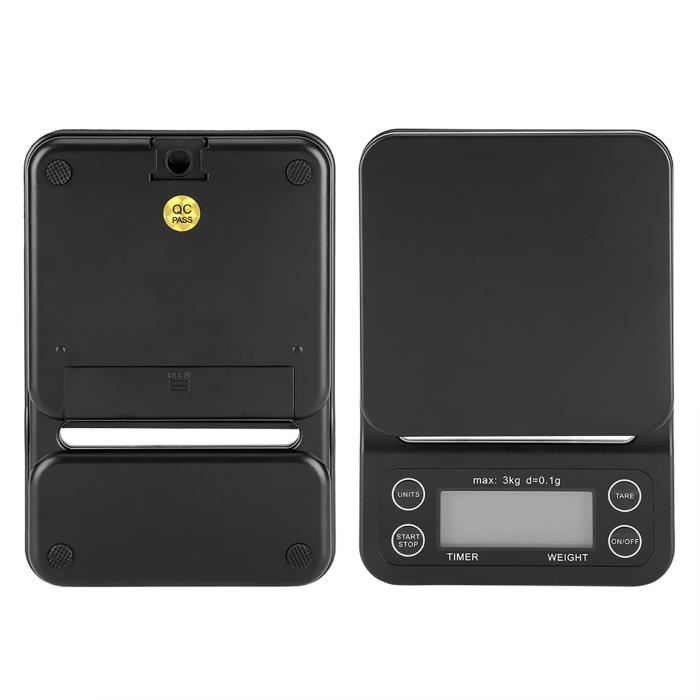 Balance Cuisine Numérique TRAHOO - 3Kg/0,1g - Affichage LCD - Fonction Balance Cuisine Numérique TRAHOO - 3Kg/0,1g - Affichage LCD - Fonction