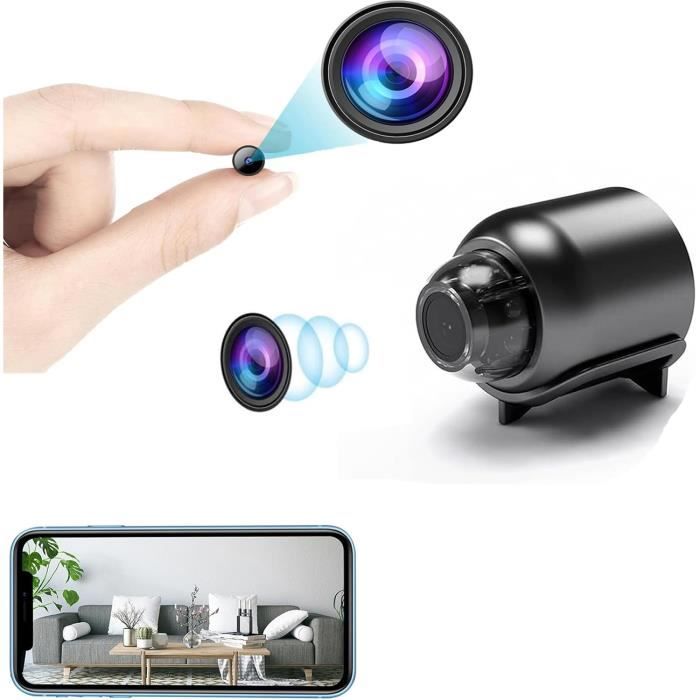 Caméra Espion 1080P Fhd Avec Vision Nocturne - Caméra De Surveillance Avec Application - Vision Nocturne - Alarme Activée - P[J562]