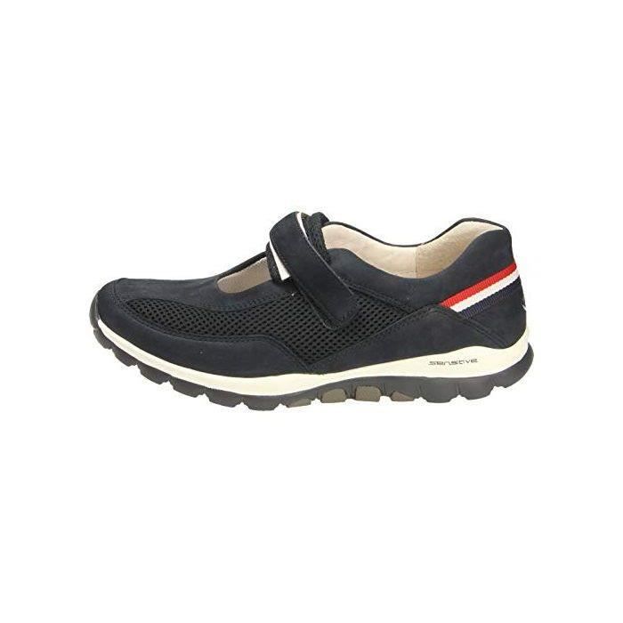 Gabor Women's Rollingsoft Derbys - Blue Nightblue Casual Lace-Up Trainers, Size 8 CA - View #3