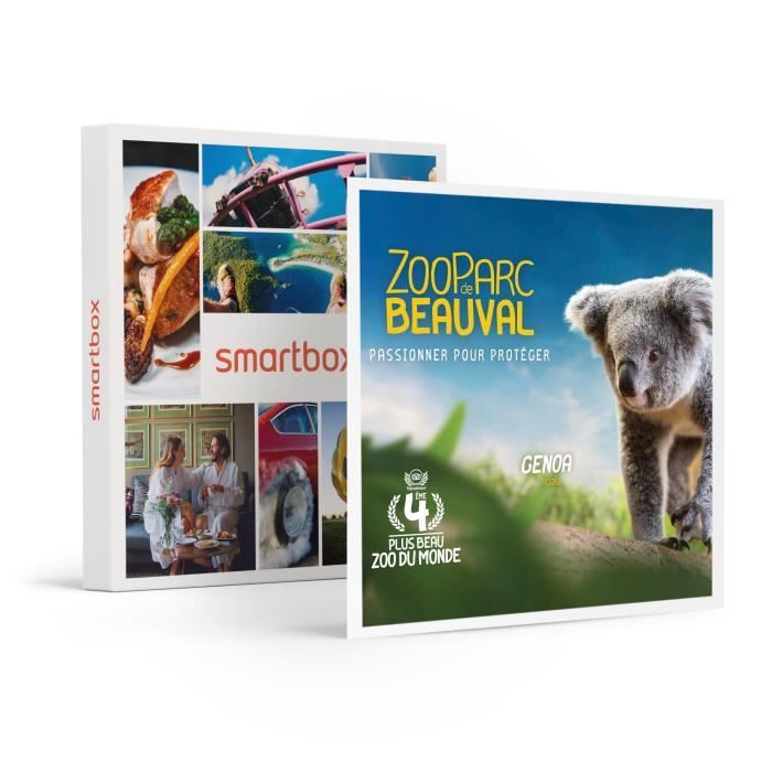 SMARTBOX - Entrée 2024 pour 1 personne au ZooParc de Beauval - Coffret Cadeau | Entrée pour 1 adulte au ZooParc de Beauval en 2024