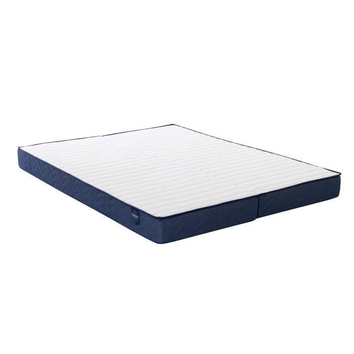 Matelas clic-clac ressorts Rêve 500 - SOMEO 65+65x190 - Blanc - Fabriqué en France - Someo