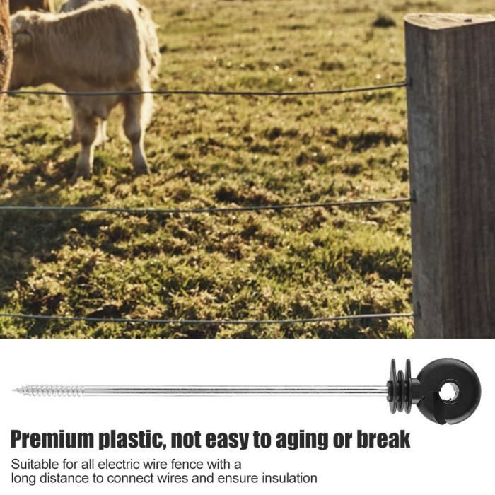 ISOLATEUR À ANNEAU AVEC VIS - RENFORCÉ AVEC NOYAU EN MÉTAL - GRAND (25