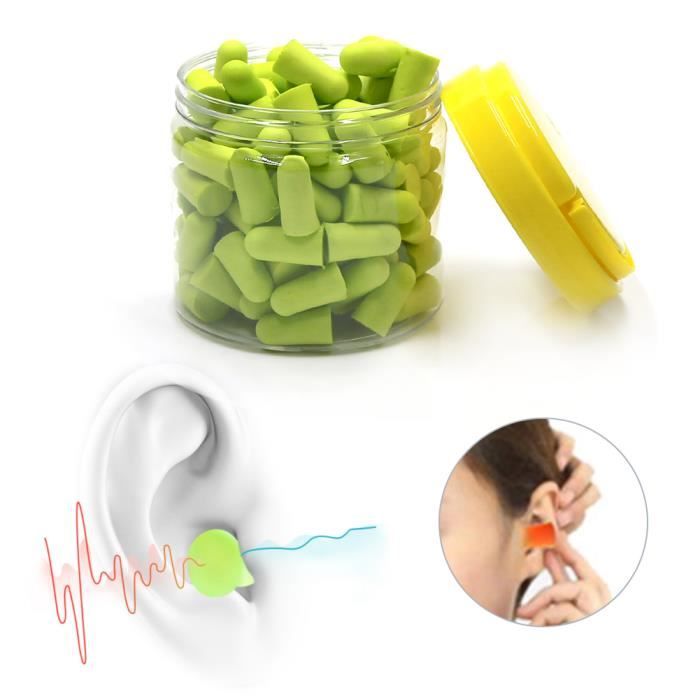 Bouchons D'oreille Anti-bruit 45 DB - 8 Embouts Silicone (XS/S/M/L) - Pour Dormir, Moto, Concerts - Réutilisables