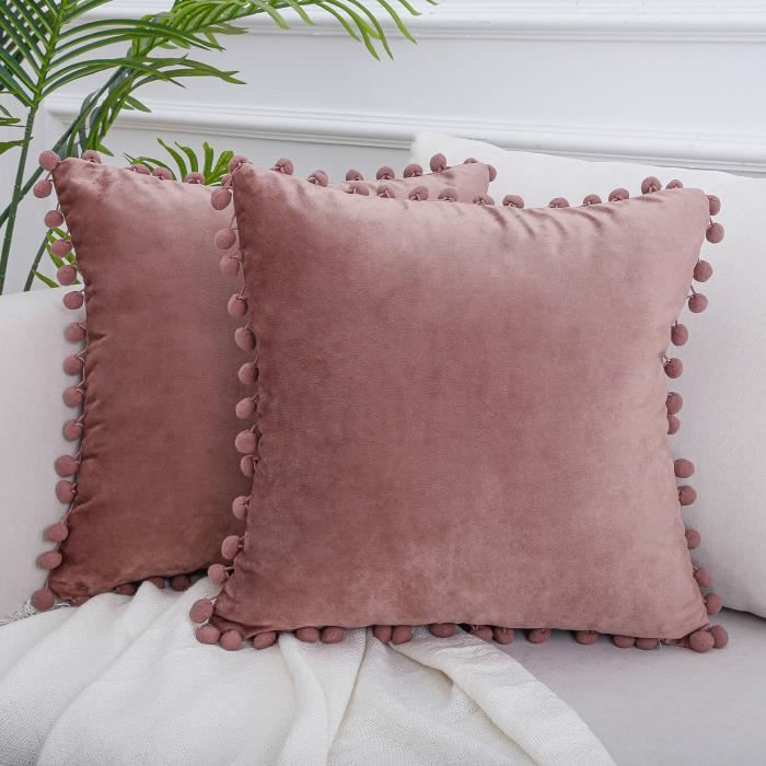 coussin rose