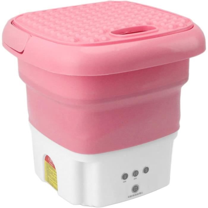 Machine À Laver Portable Mini Machine À Laver Pliante SousVêtements Chaussettes Laveuse Pour