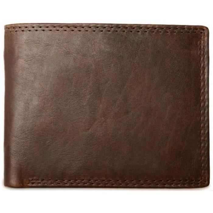 Oakridge Men's Leather Wallet | Quality Nappa Leather With Zipped Coin Pocket & Multiple Card Slots | Compact Bifold Design - View #9
