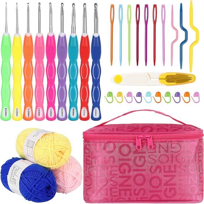 CUEMOON Lot d'aiguilles à picoter avec 10 images de broderie, 2 aiguilles à priser et 2 feutres à prix, 6 crayons de couleur, autocollants inclus, conçu pour les petites mains, kit d'art