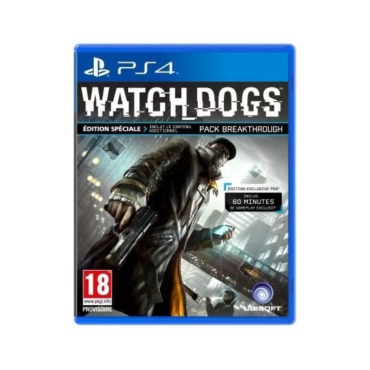 Jeu PS4 Watch Dogs PS4