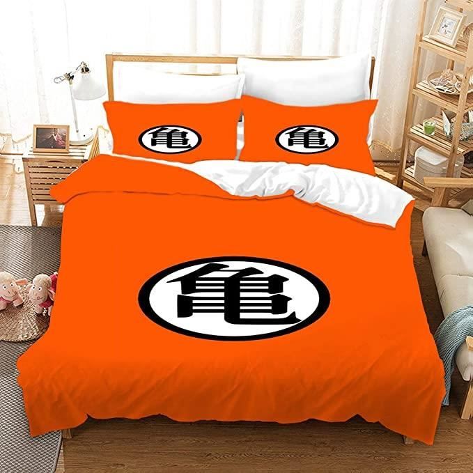 Parure De Lit Dragon Ball Super Enfant – Housse Couette 140x200 Cm + Taie Oreiller 63x63 Cm, Microfibre, Oeko Tex