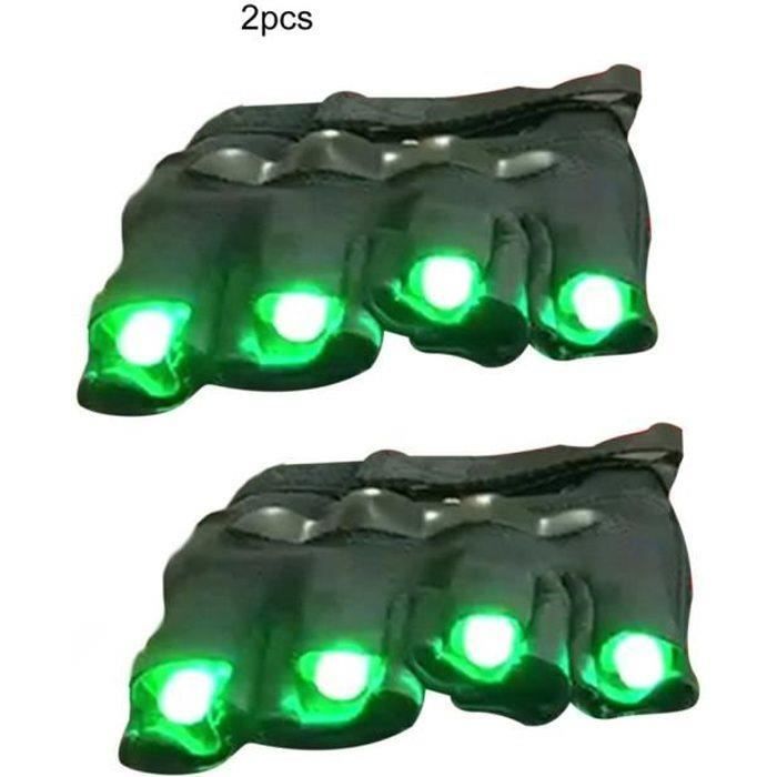 KE10202-Gants laser Laser LED Gants lumineux Accessoires Performance Light vert