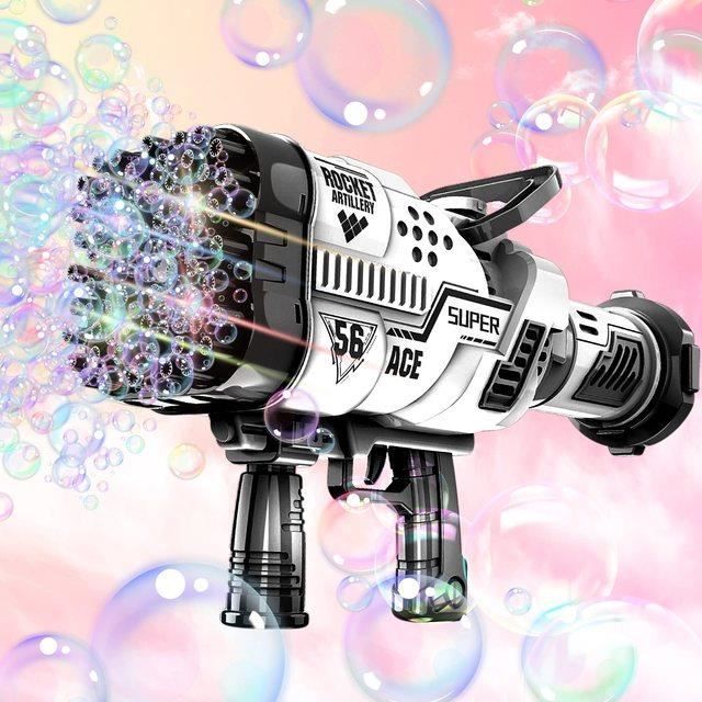Pistolet à bulles automatique pour enfants, pistolet à bulles de savon, jouet licorne, machine à