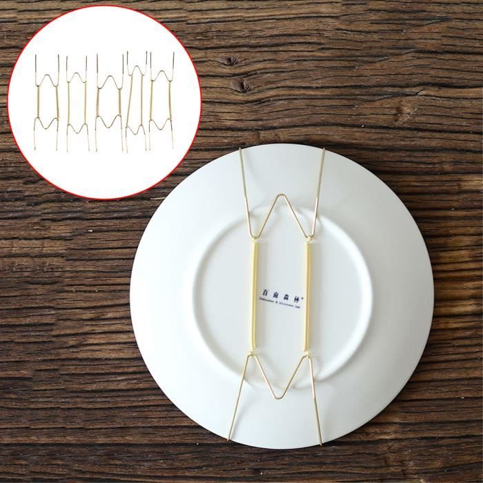 Cintres Muraux Invisibles Pour Assiettes - Support Décoratif Blanc, Idéal Pour Exposer Vos Assiettes Et Plateaux Préférés