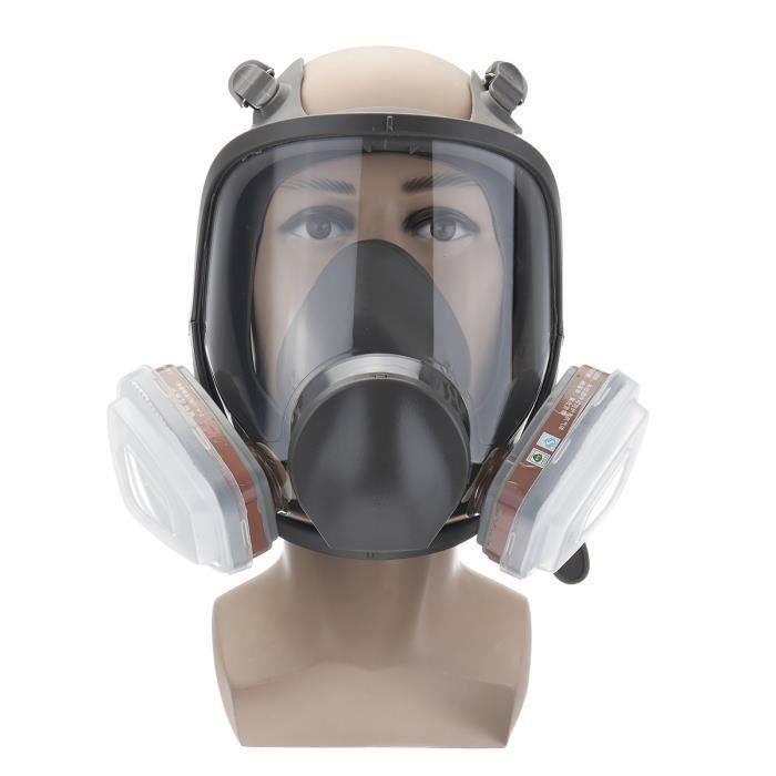 Masque Respiratoire Complet Avec Filtres, 15 En1 6800 Masque De
