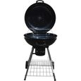Barbecue charbon de bois "Midnight" - 68 x 58 x 90 cm  - Noir-1