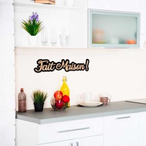 Mot à Poser Bois "CAFÉ" - Décoration Murale Ou Table, Style Moderne STC
