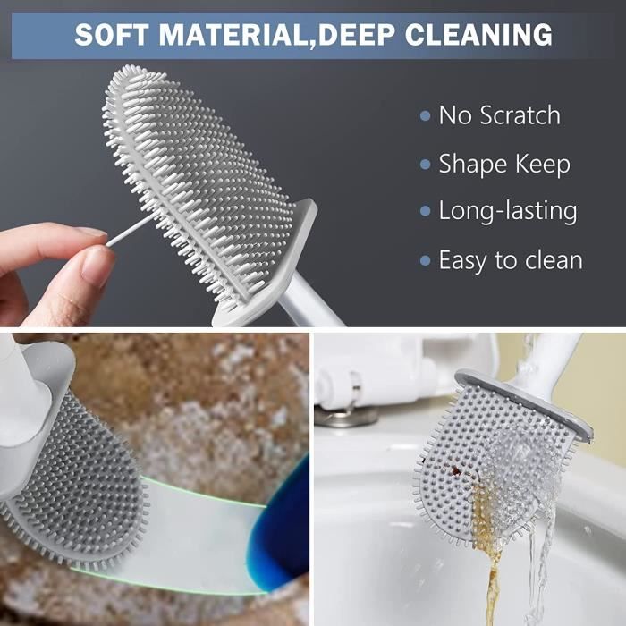 1 Ensemble de brosses de nettoyage pratique à la maison pour les lacunes de  fenêtre brosse wc materiel d'entretien - Cdiscount Bricolage